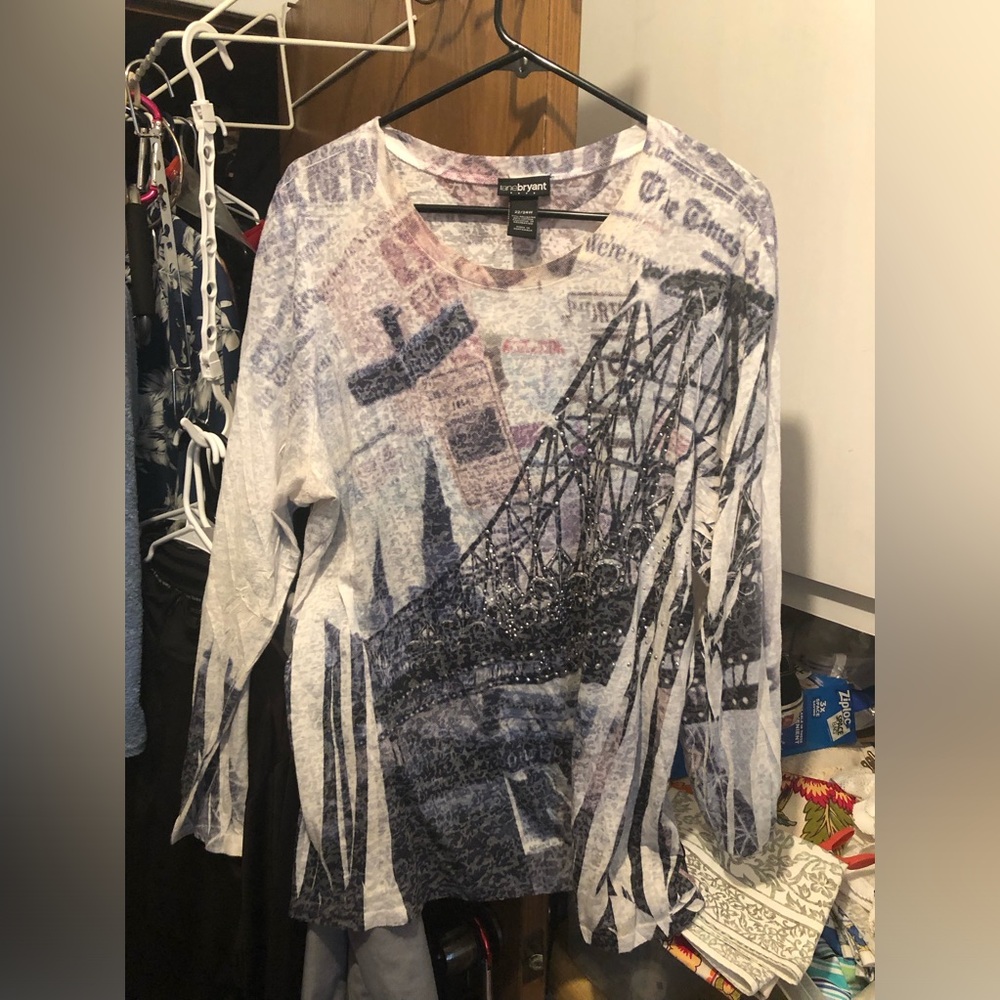 Lane Bryant London Bridge Sublimation Tee-  792. *tee deal $25 or $20 w/offer